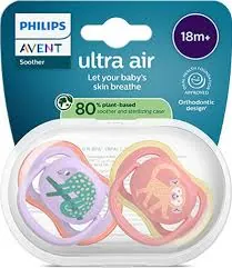 philips avent لهايات ألترا إير 18+ Plant-Based لون بنفسجي / برتقالي