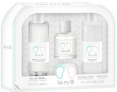 מארז בושם לילדים 60 מ"ל Air Val Eau My BB או דה טואלט E.D.T + ג'ל רחצה 200 מ"ל + תחליב גוף 200 מ"ל