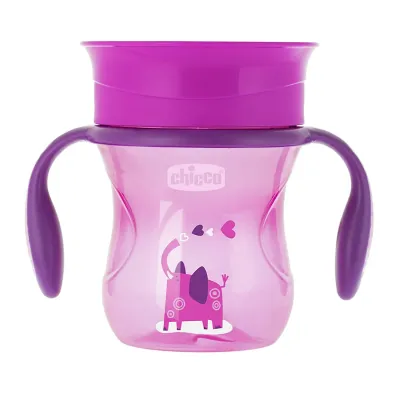 כוס אימון צ'יקו 360 פרפקט סגול Chicco Perfect cup +12M Purple